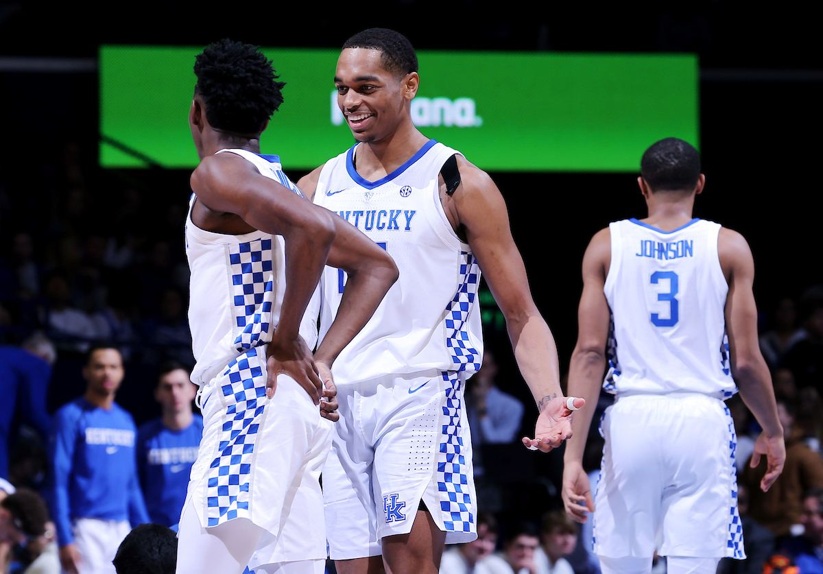 PJ Washington

UK Men's Basketball beat Winthrop University 87-74 on Wednesday, November 21, 2018.

Photo by Britney Howard  | UK Athletics