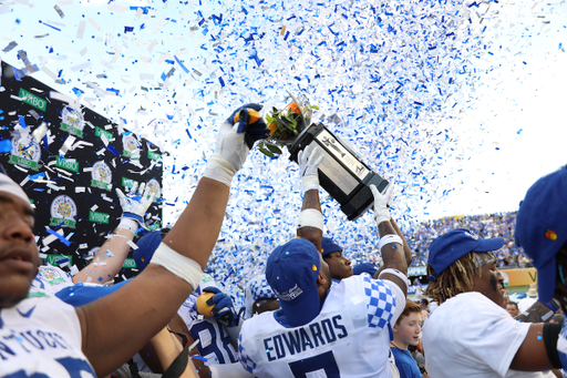 The UK Football team beat Penn State 27-24 in the Citrus Bowl. 

Photo by Jacob Noger  | UK Athletics
