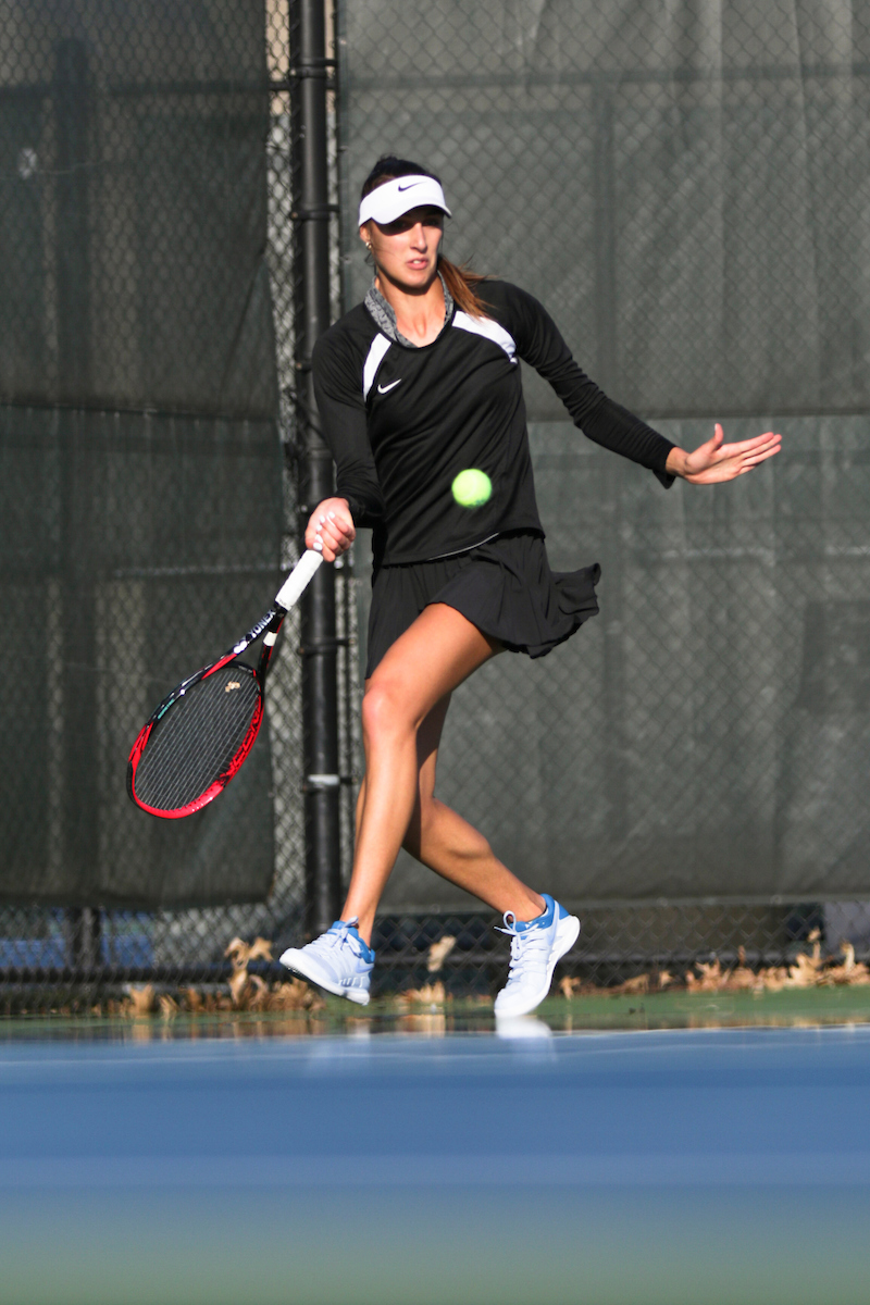 Anastasia Tkachenko. 

Kentucky defeated Florida 4-3 on Friday, March 22nd.

Photo by Eddie Justice | UK Athletics