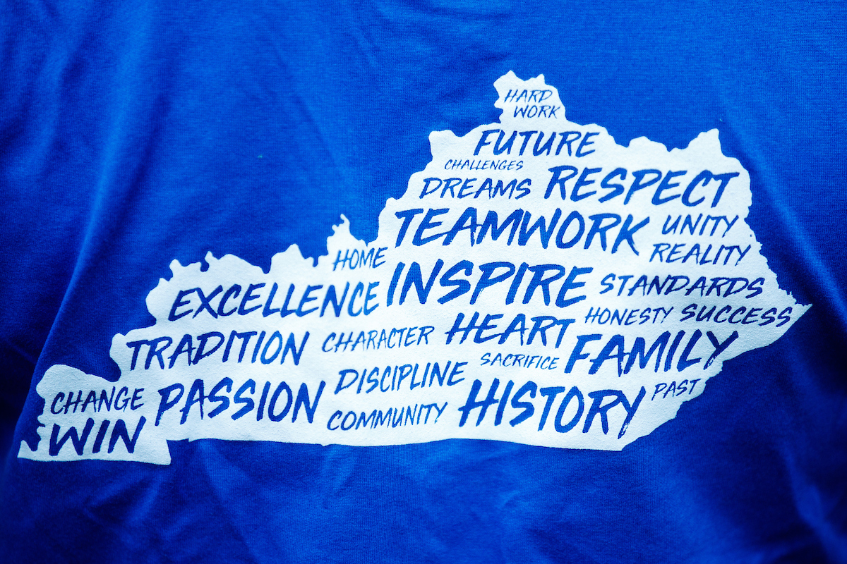 Shirt.

Kentucky Women’s Basketball team bonding trip to Fort Campbell.

Photo by Eddie Justice | UK Athletics