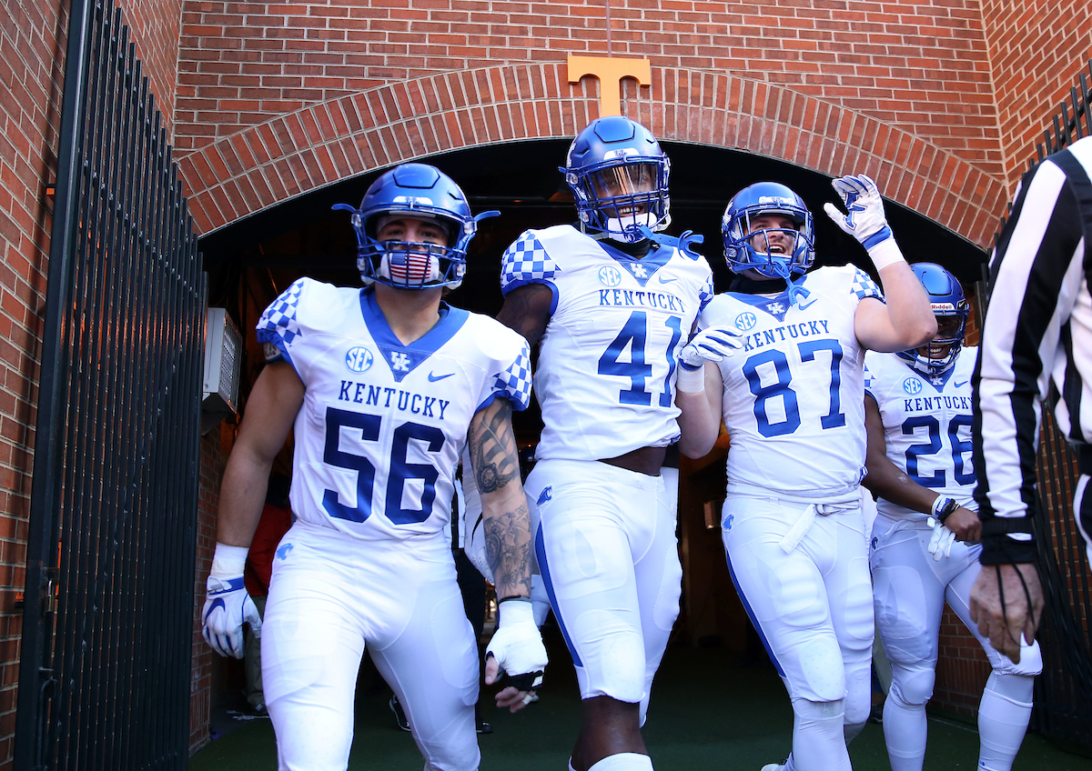 Kash Daniel, Josh Allen, CJ Conrad


Football falls to Tennessee 24-7.

Photo by Britney Howard  | UK Athletics
