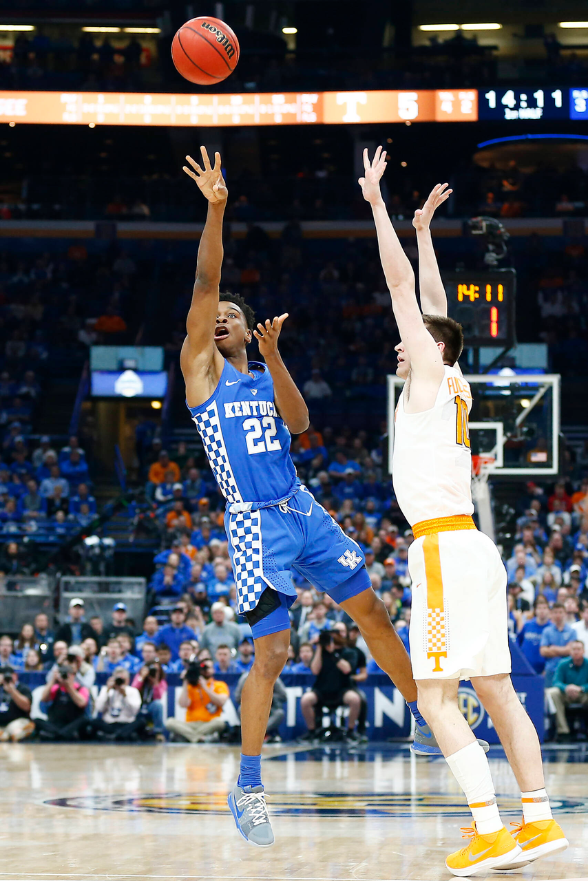 Shai Gilgeous-Alexander.

The University of Kentucky men's basketball team beat Tennessee 77-72 to claim the 2018 SEC Men's Basketball Tournament championship at Scottrade Center in St. Louis, Mo., on Sunday, March 11, 2018.

Photo by Chet White | UK Athletics