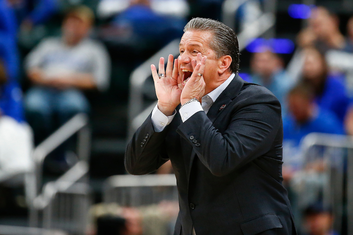 John Calipari.

Men's basketball falls to Duke 118-84.

Photo by Chet White | UK Athletics
