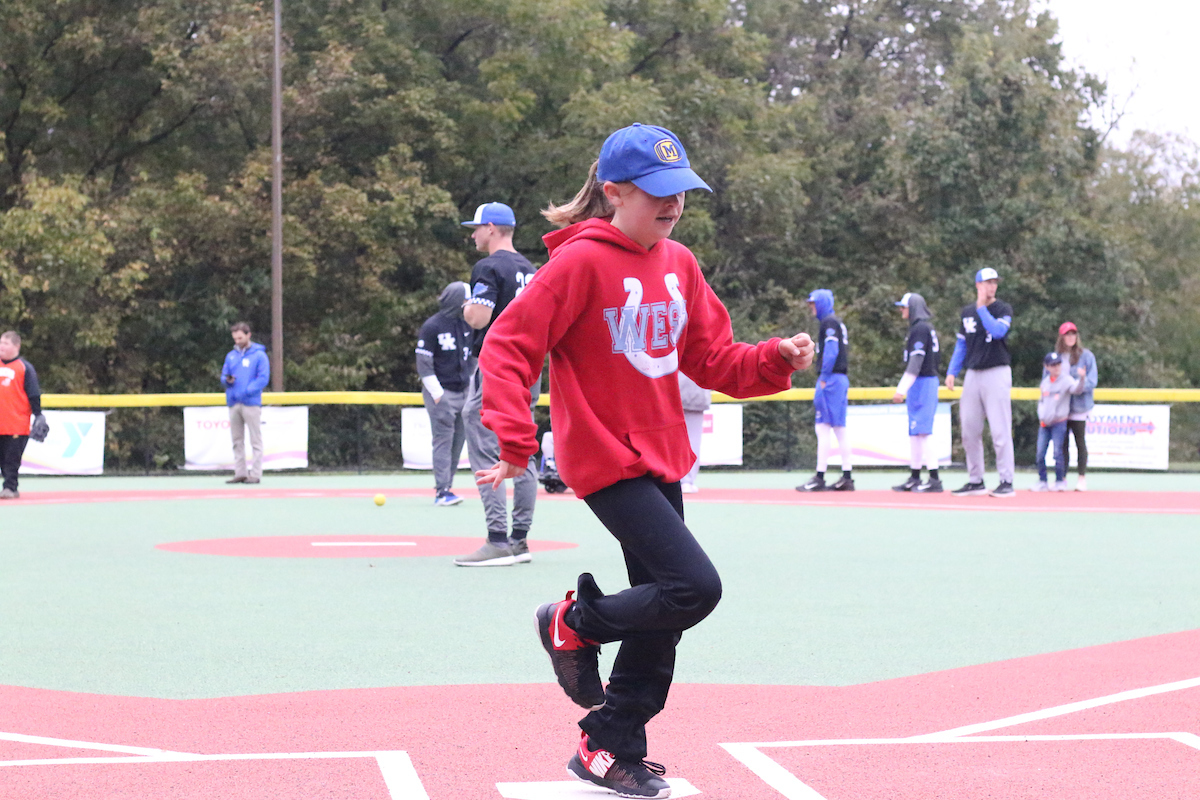 The Baseball team spends the morning with a group of kids in the Miracle League on Saturday, October 13th at Shillito Park.

Photos by Noah J. Richter | UK Athletics