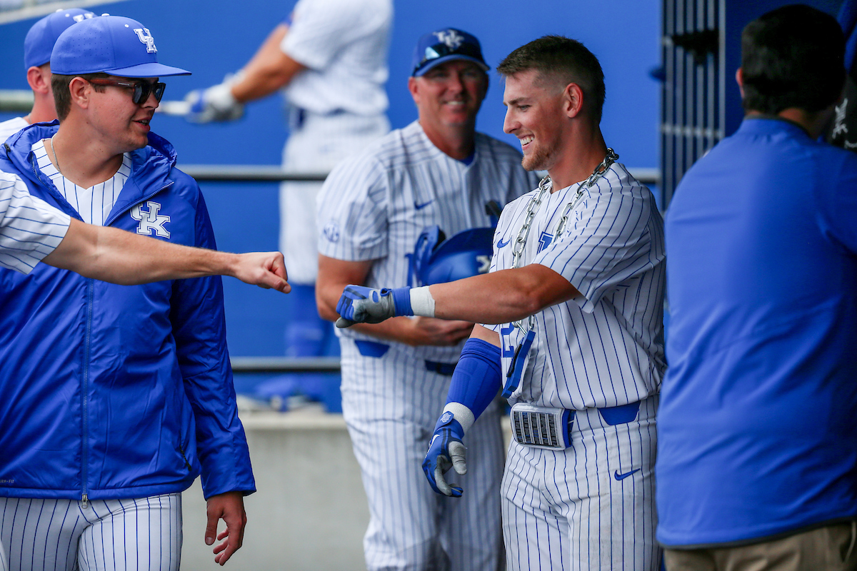 Chase Estep.

Kentucky defeats Dayton 14 - 3.

Photo by Sarah Caputi | UK Athletics