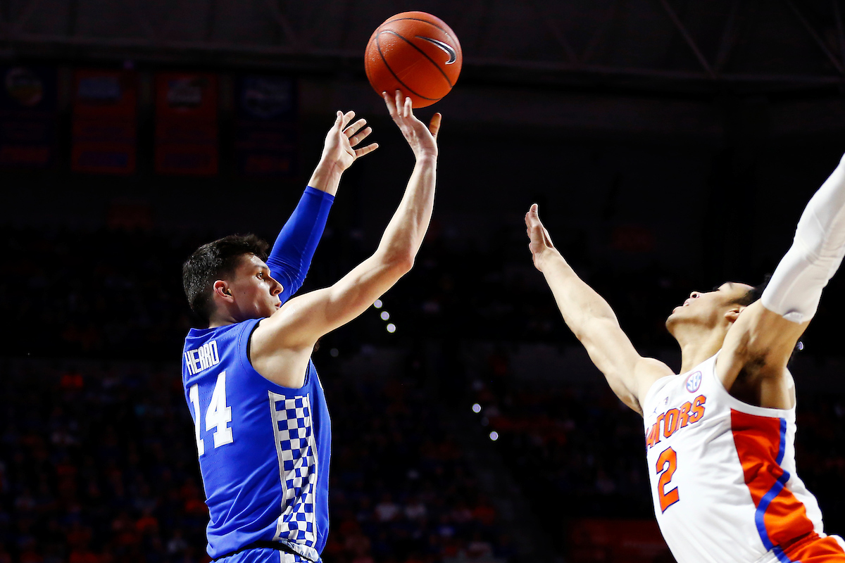 Tyler Herro.

Kentucky men's basketball beat Florida 65-54.

Photo by Quinn Foster | UK Athletics