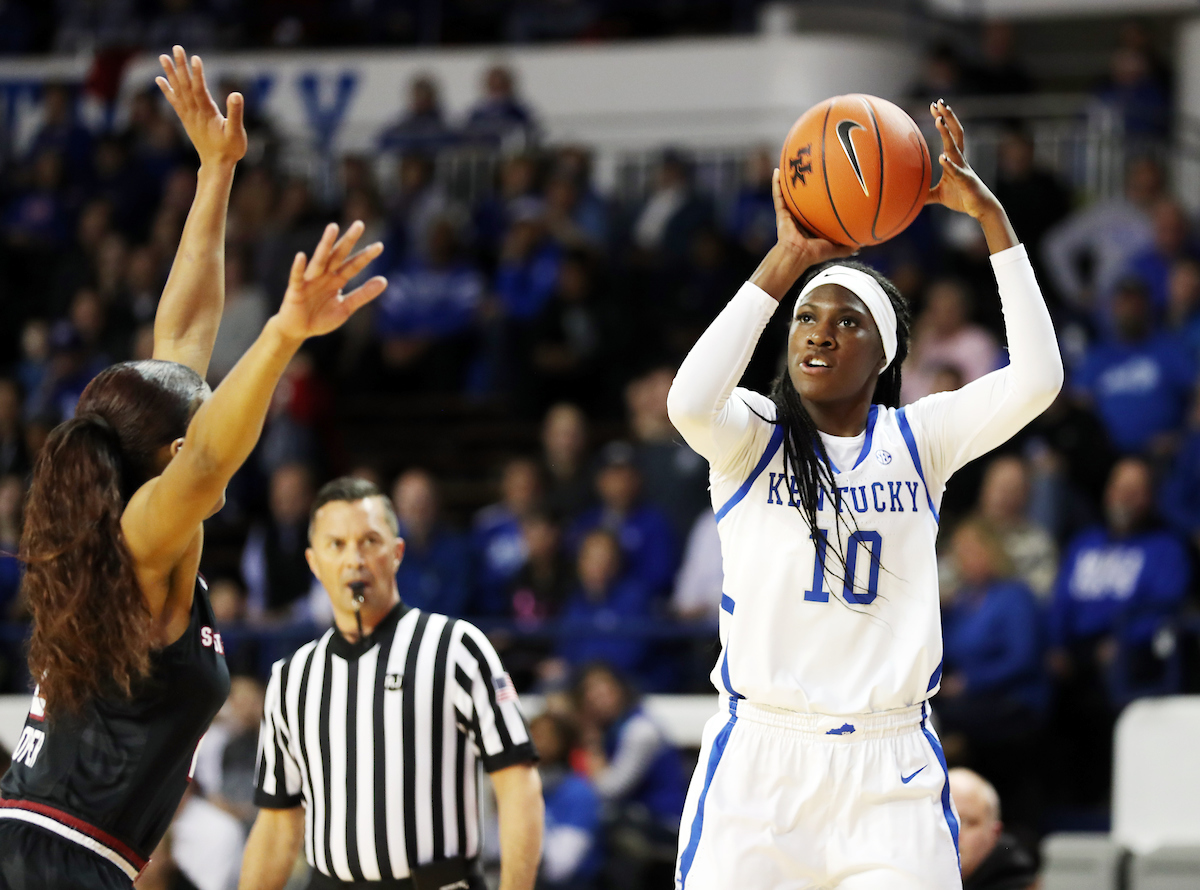 Rhyne Howard

The UK Women's Basketball falls to South Carolina. 

Photo by Britney Howard | UK Athletics