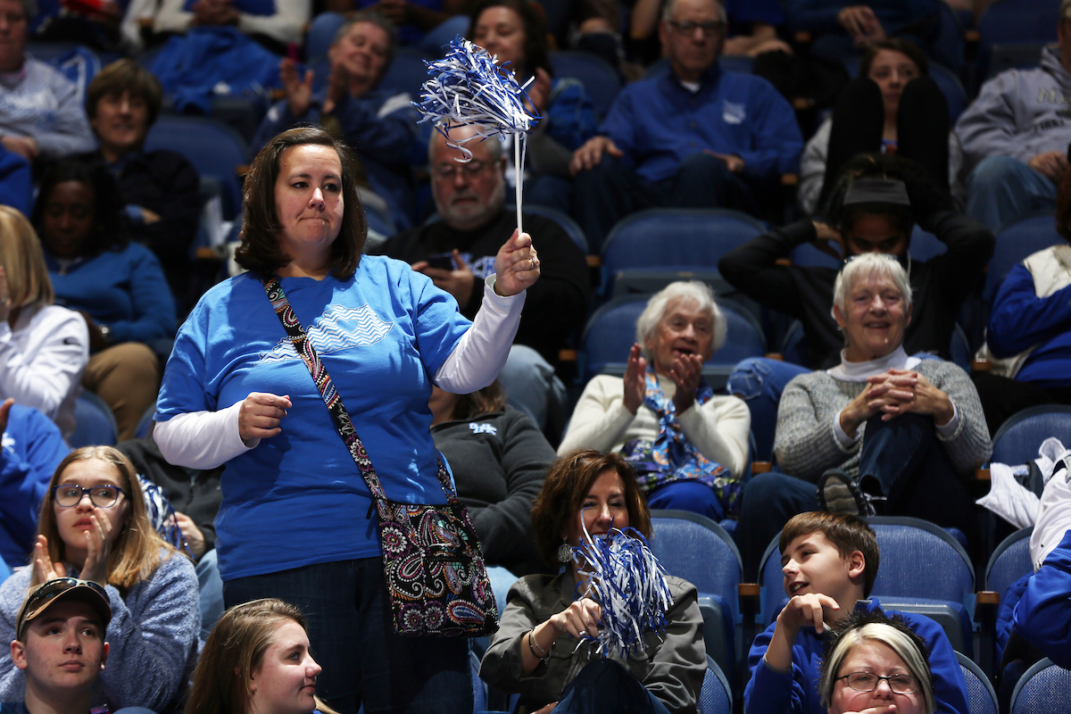 Pom pom give away

The University of Kentucky women's basketball team falls to South Carolina on Sunday, January 21, 2018 at Rupp Arena. 

Photo by Britney Howard | UK Athletics
