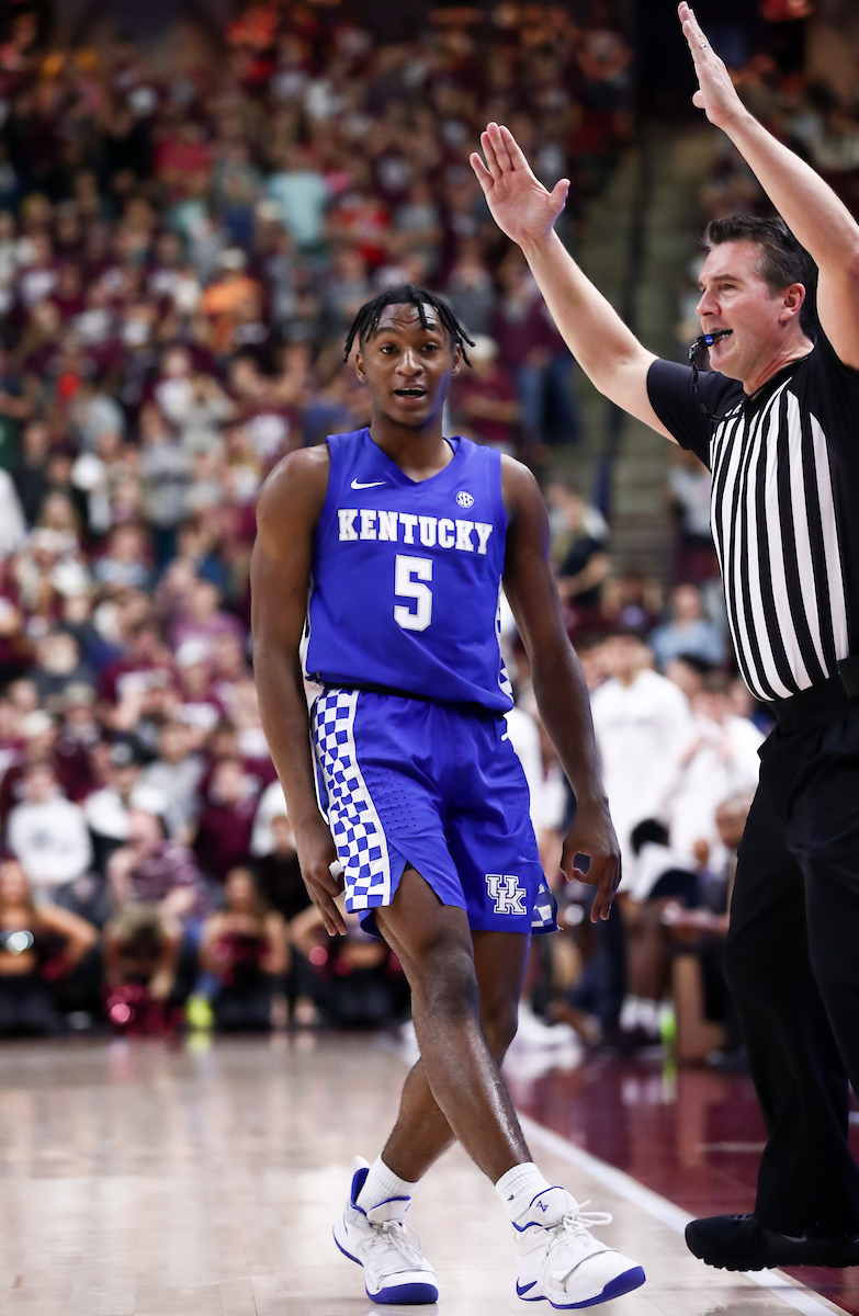 Immanuel Quickley.

Kentucky beat Texas A&M 69-60.

Photo by Elliott Hess | UK Athletics