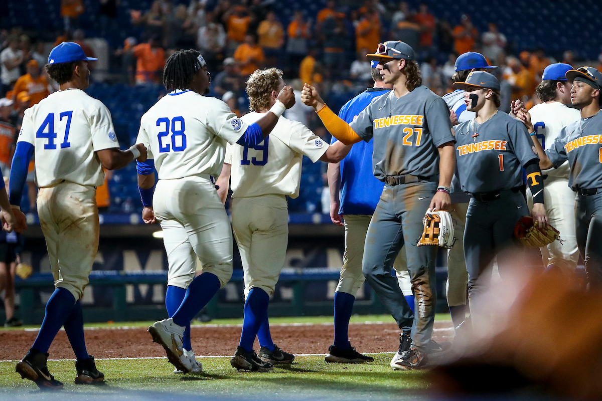 Ryan Ritter. Oraj Anu. Nolan McCarthy.Kentucky loses to Tennessee 2-12.Photo by Sarah Caputi | UK Athletics