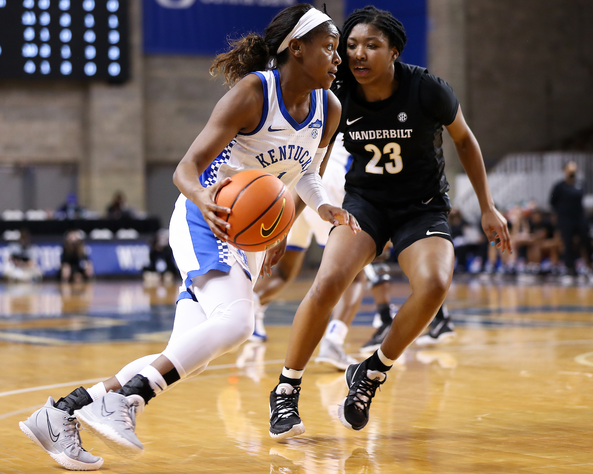 Robyn Benton.

Kentucky beats Vanderbilt 69-65.

Photo by Tommy Quarles | UK Athletics