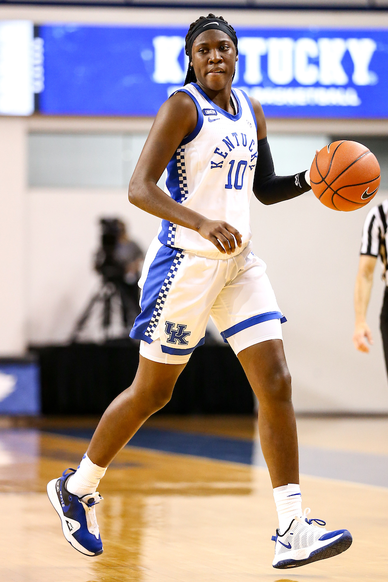 Rhyne Howard.  

Kentucky beats Marshall 79-45.

Photo by Eddie Justice | UK Athletics