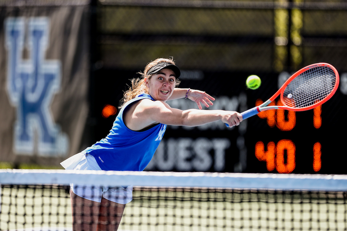 Flor Urrutia.

Kentucky loses to South Carolina 4-2.

Photos by Chet White | UK Athletics