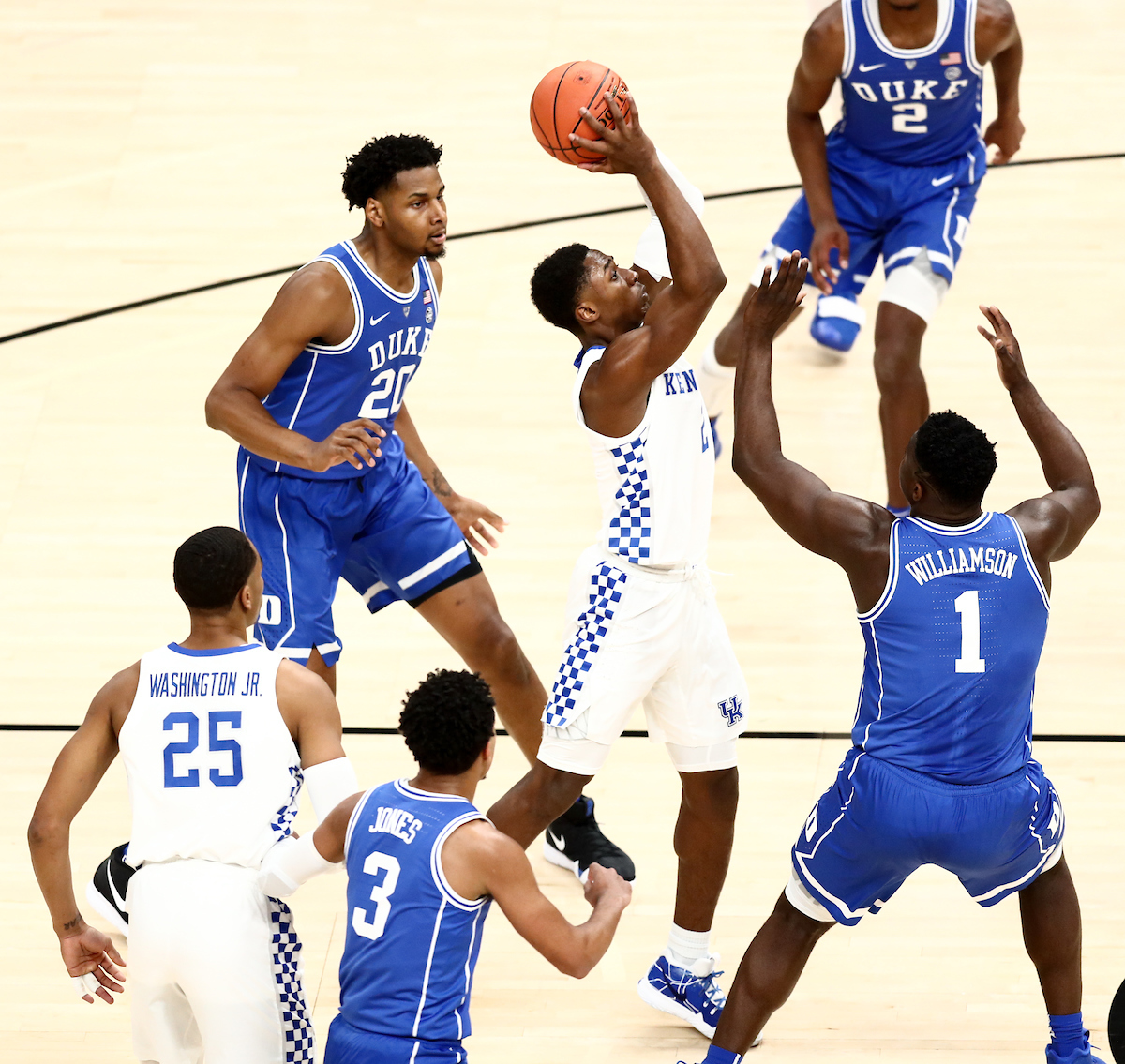 ASHTON HAGANS.

Men's basketball falls to Duke 118-84.


Photo by Elliott Hess | UK Athletics
