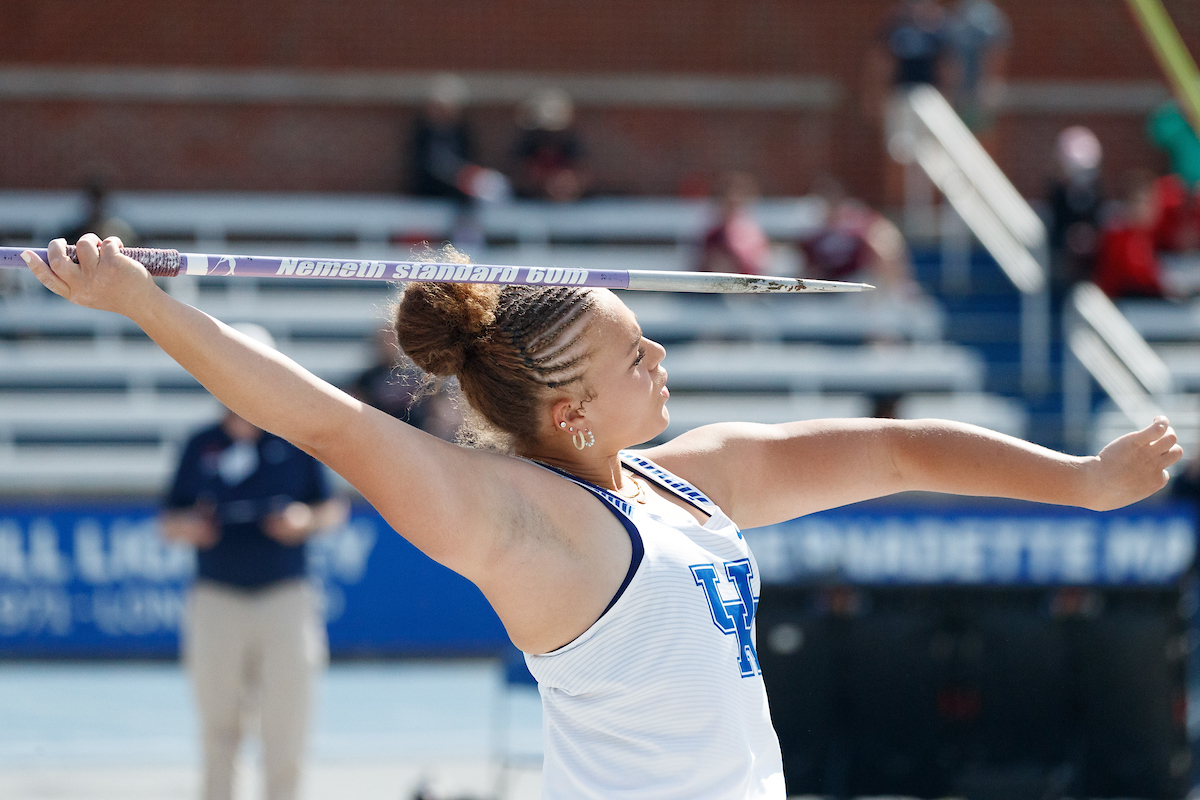Jade Gates.

Day one of the Kentucky Invitational.

Photo by Elliott Hess | UK Athletics