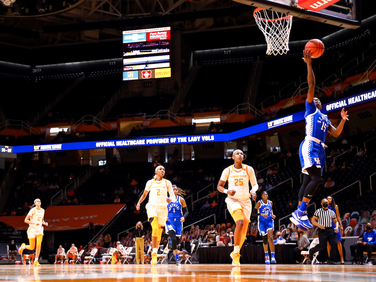 Chasity Patterson. 

Kentucky loses to Tennessee 70-53.

Photo by Eddie Justice | UK Athletics
