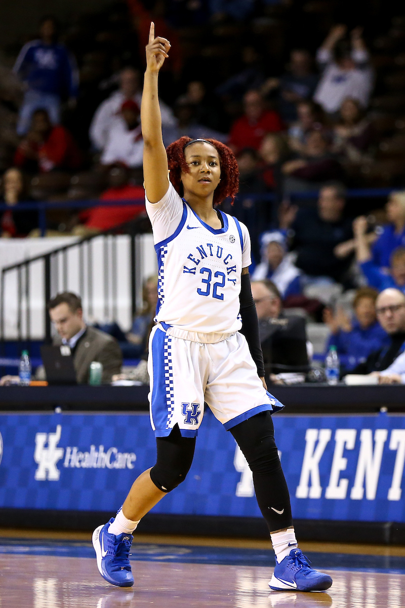 Jaida Roper. 

Kentucky beat Georgia 88-77.

Photo by Eddie Justice | UK Athletics