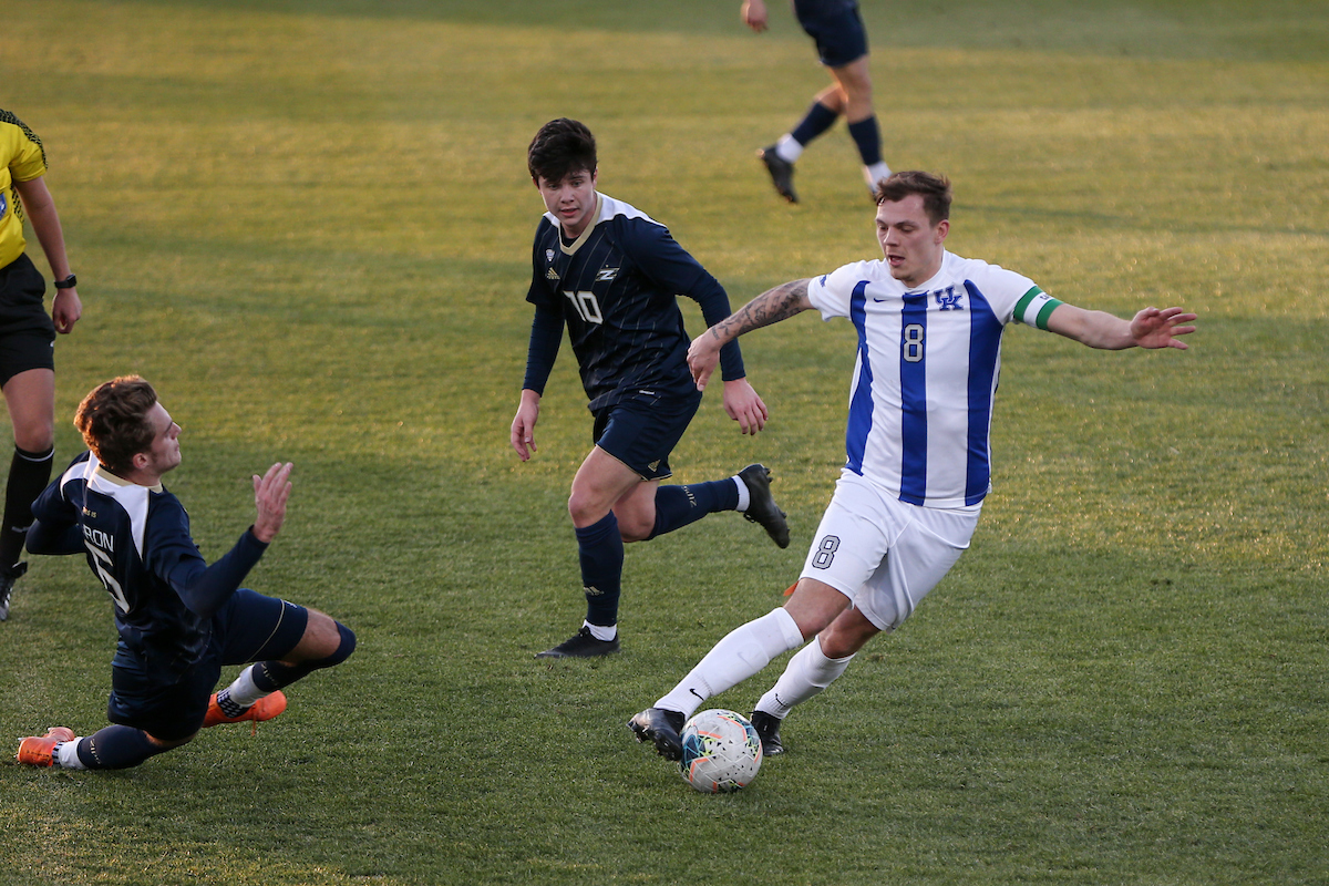 Marcel Meinzer.

Kentucky ties Akron 1 - 1.

Photo by Sarah Caputi | UK Athletics