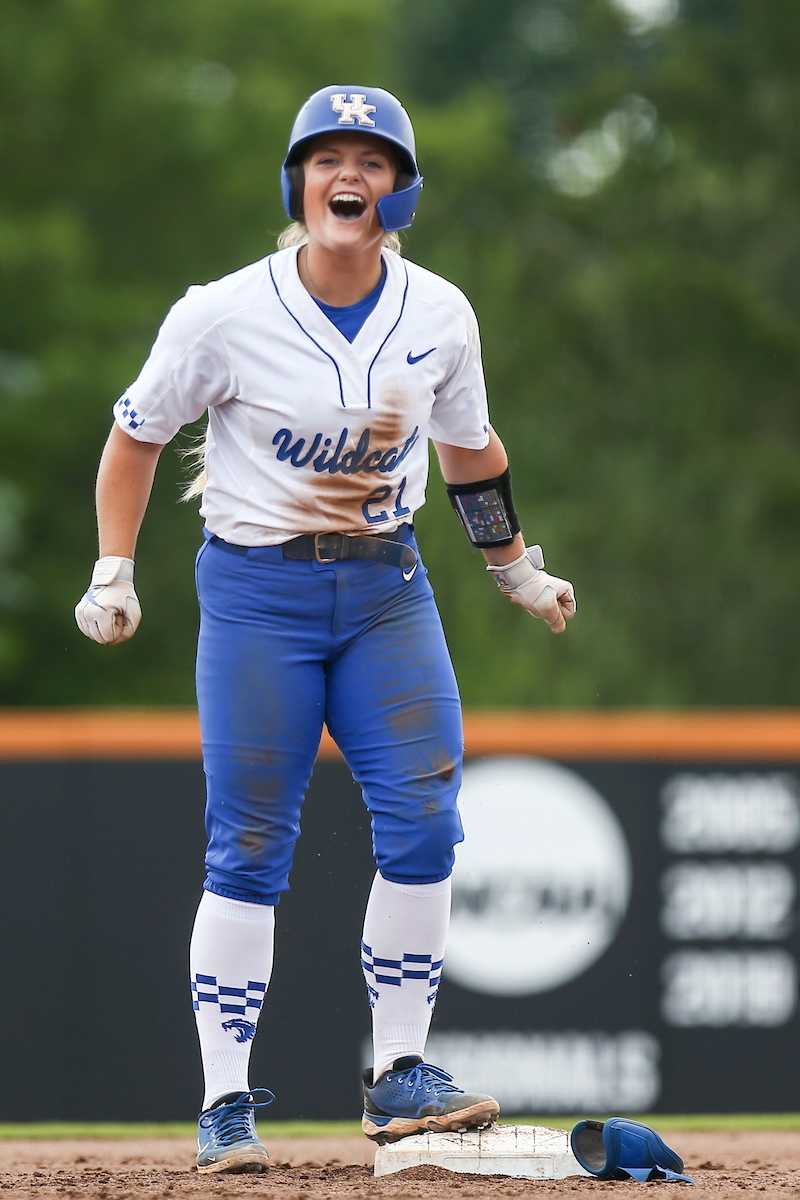 Erin Coffel.

Kentucky falls to Virginia Tech 2-9.

Photo by Grace Bradley | UK Athletics