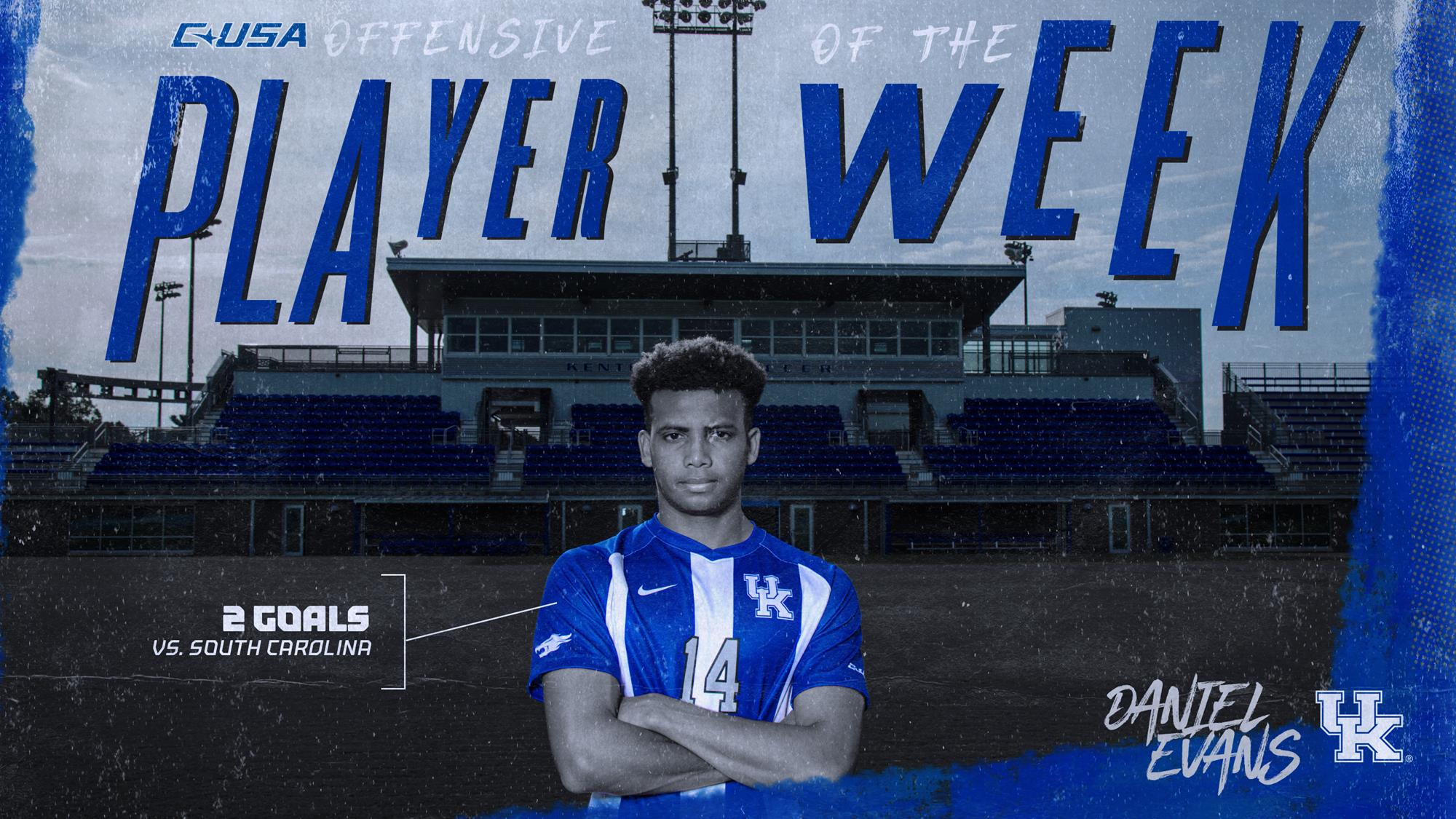 Daniel Evans Named C-USA Offensive Player of the Week