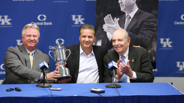 Calipari Named Adolph Rupp Coach of the Year