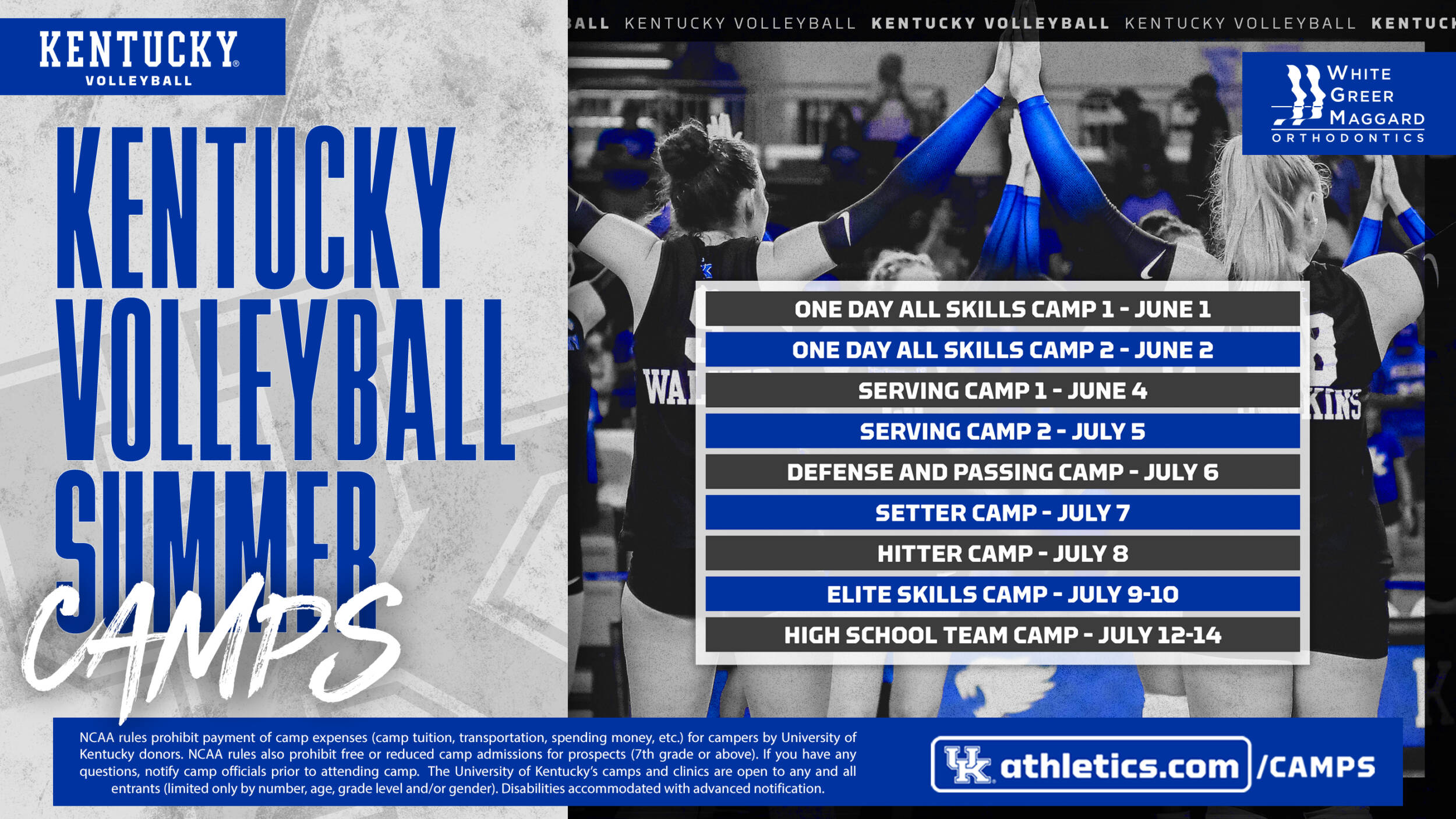 2024 Kentucky Volleyball Camps