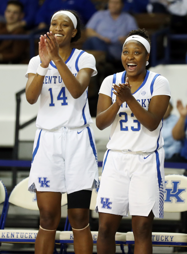 Kameron Roach
The women's basketball team beat Murray State 88-49 on Friday, December 21, 2018. 

Photo by Britney Howard  | UK Athletics