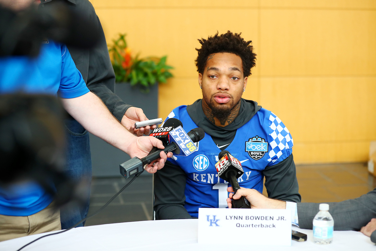 Lynn Bowden
Belk Bowl Media Day

Photo by Britney Howard | Staff