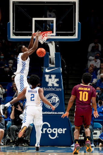 Oscar Tshiebwe.

Kentucky beat Central Michigan 85-57.

Photos by Chet White | UK Athletics