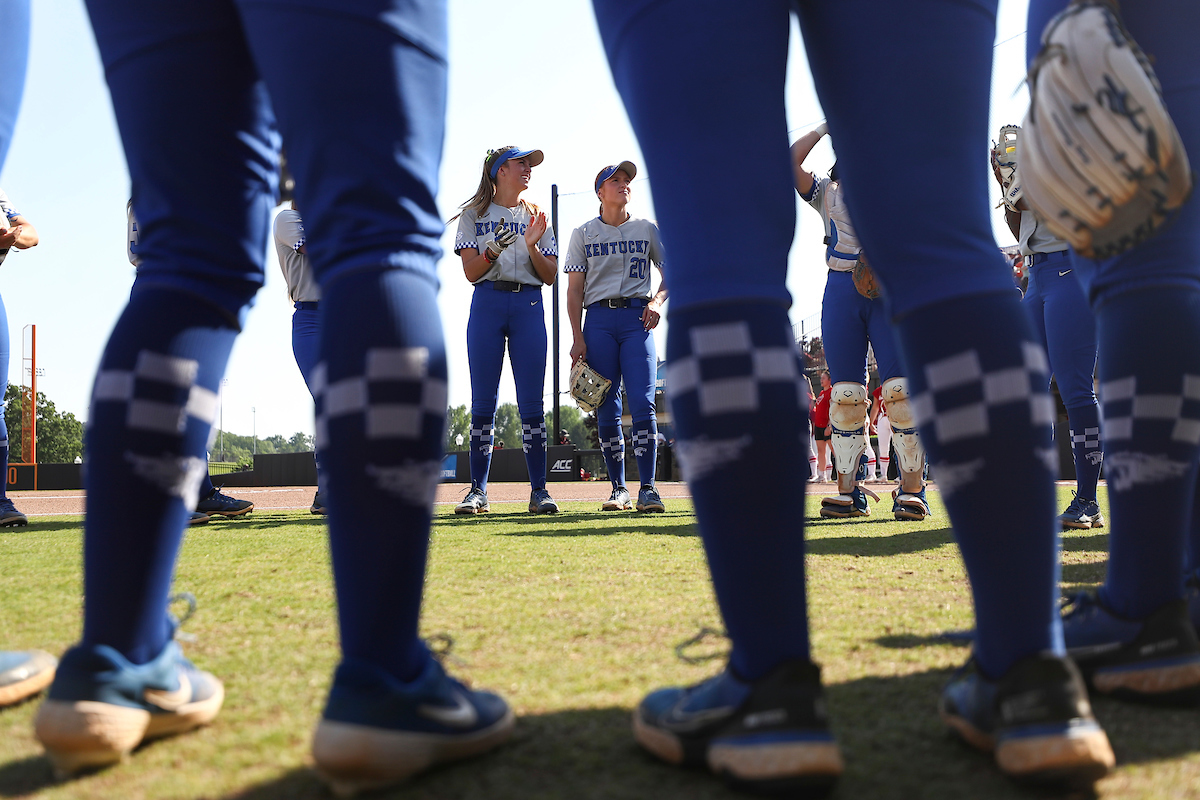 Tatum Spangler, Erica Thulen.

Kentucky defeats Miami of Ohio 15-1.

Photo by Grace Bradley | UK Athletics