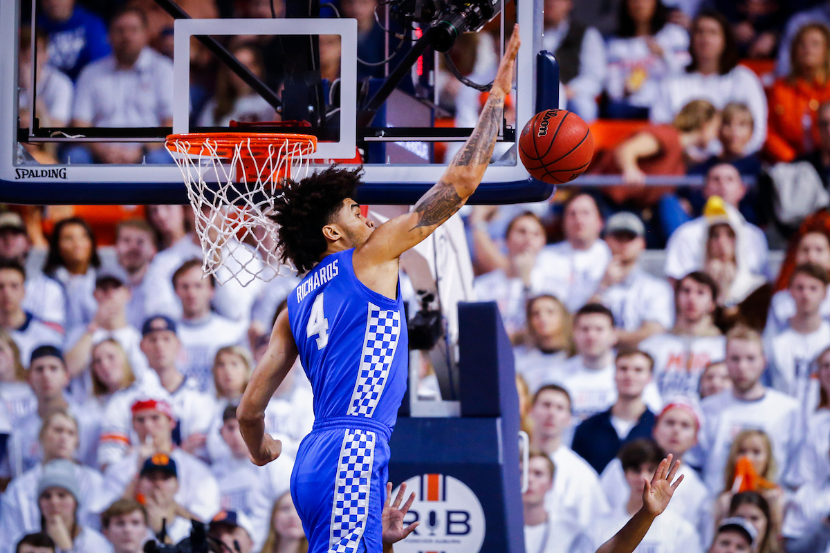 Nick Richards.

Kentucky falls to Auburn 75-66.

Photo by Chet White | UK Athletics