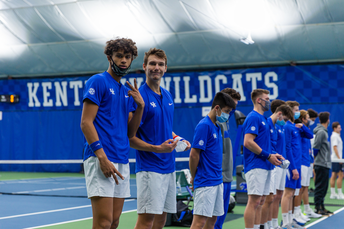 Cesar Bourgois. Gabriel Diallo.

Kentucky beats Notre Dame 7 - 0

Photo by Grant Lee | UK Athletics