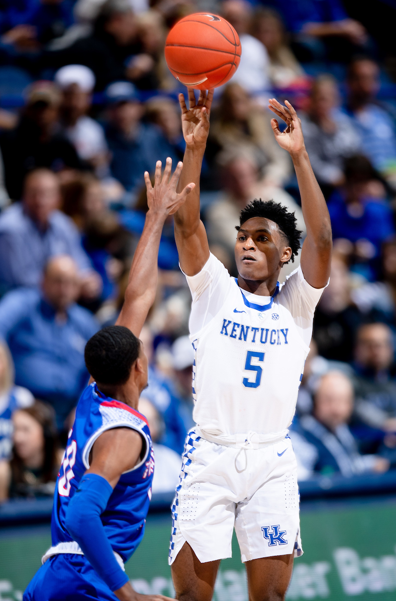 IMMANUEL QUICKLEY.

Kentucky beat Tennessee State, 77-62.


Photo by Elliott Hess | UK Athletics