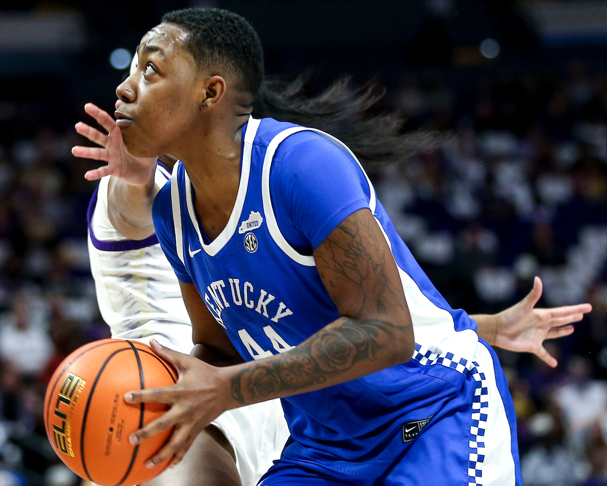Dre’una Edwards.

Kentucky loses to LSU 78-69.

Photo by Grace Bradley | UK Athletics