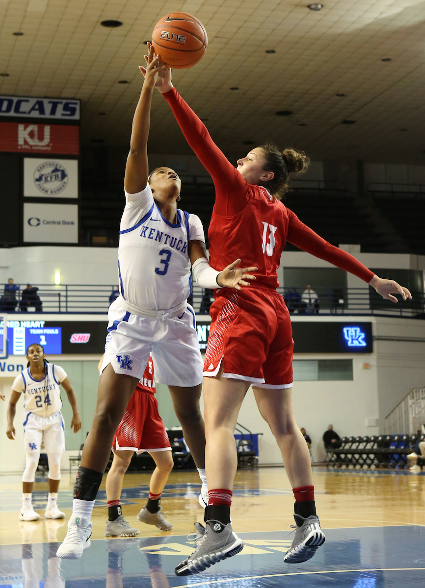 KeKe McKinney. 

UK beats to Sacred Heart University 71-43. 


Photo By Ty Westerman | UK Athletics