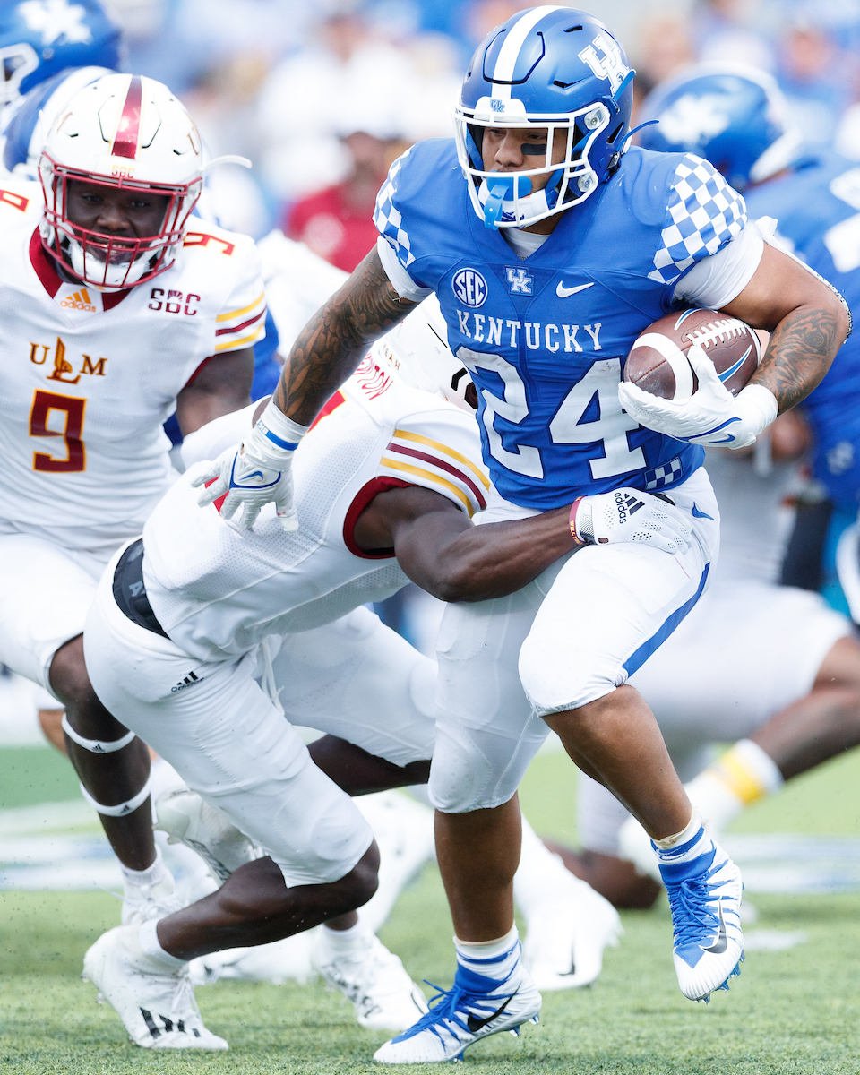 Chris Rodriguez Jr.

UK beat ULM 45-10.

Photo by Elliott Hess | UK Athletics