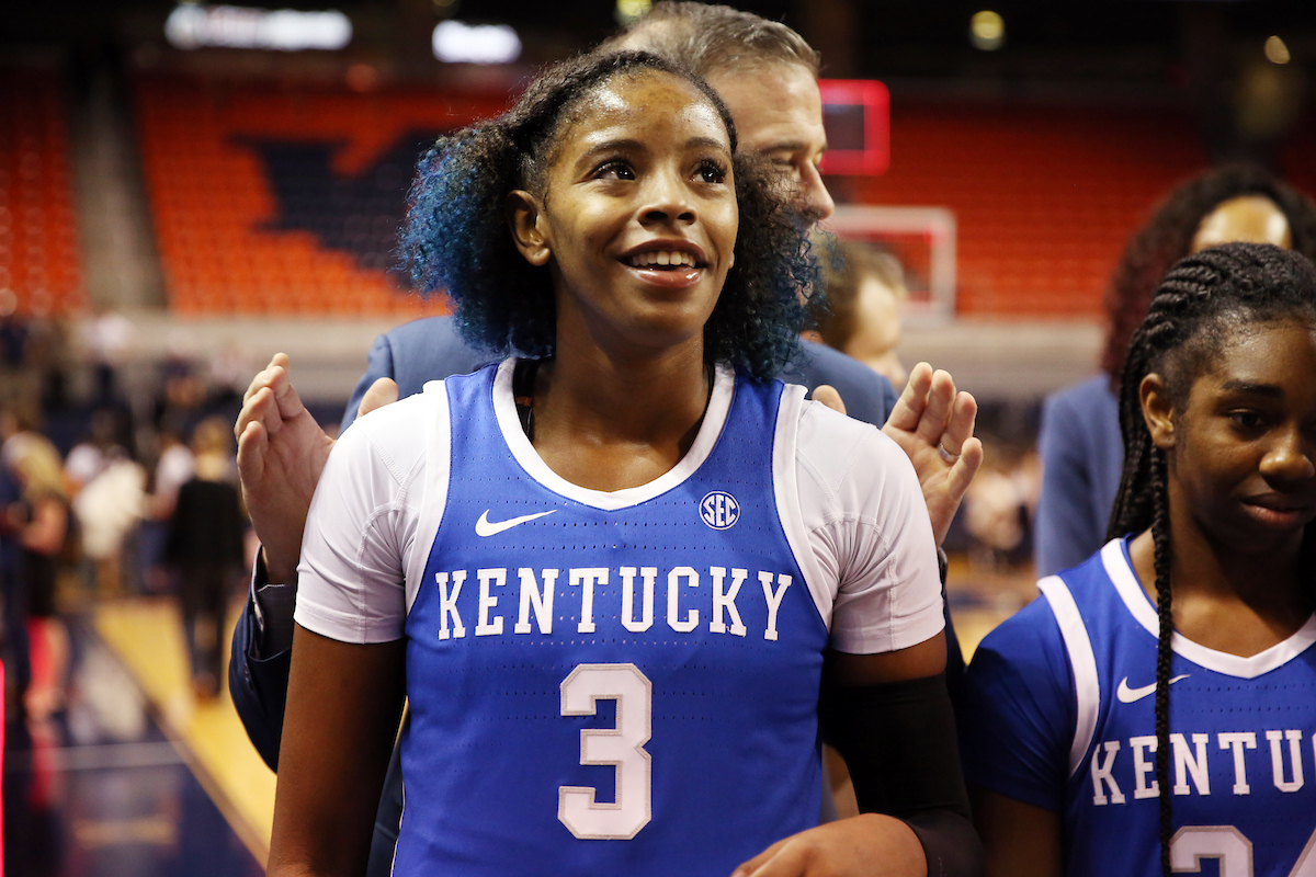 The UK Women's Basketball team beat Auburn.
Photo by Britney Howard | UK Athletics