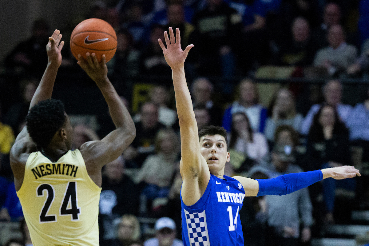 Tyler Herro.

Kentucky beat Vanderbilt 87-52 on Tuesday, January 29, 2019, at Memorial Gym in Nashville, TN.

Photo by Chet White| UK Athletics