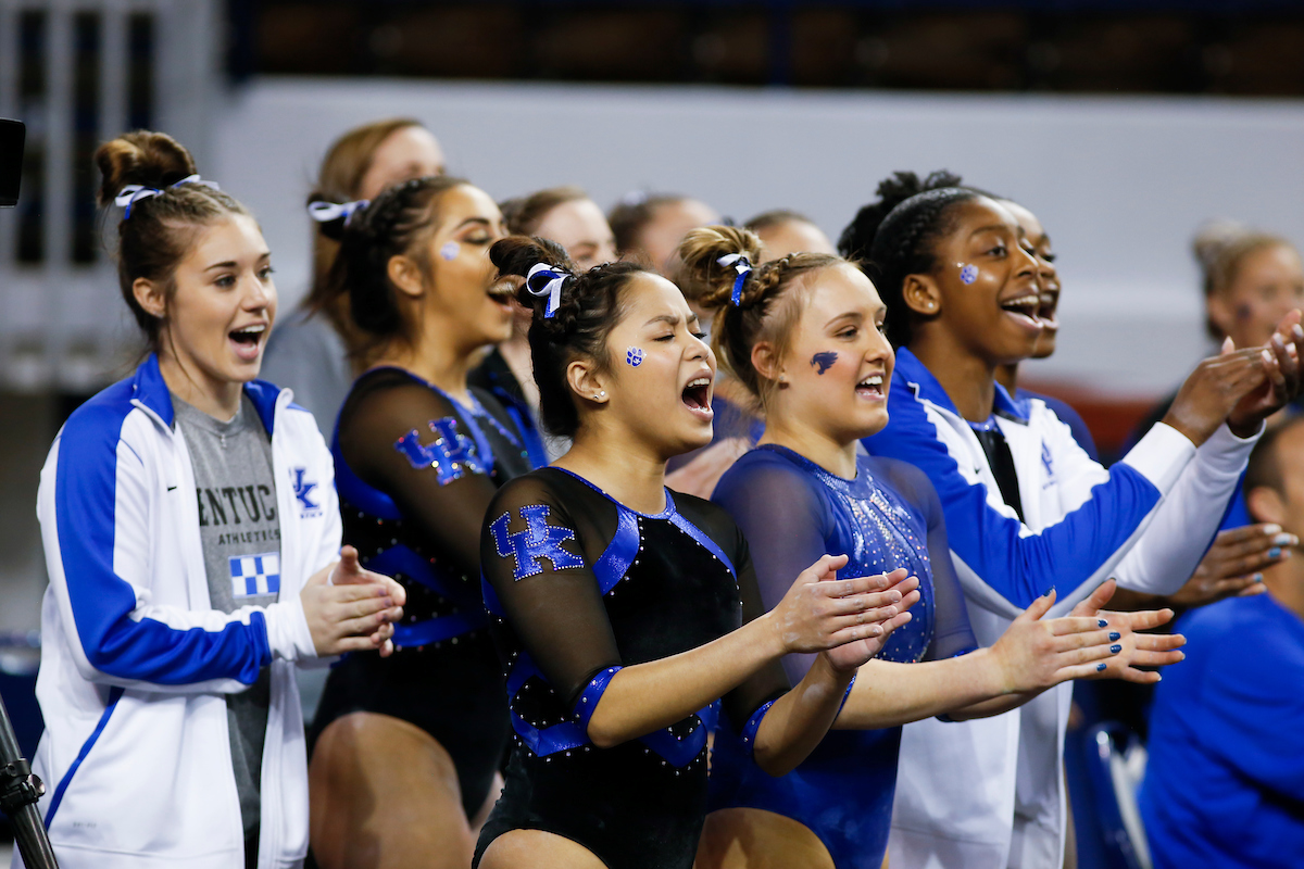 Gymnastics Blue-White Meet.

Photo by Maddie May | UK Athletics