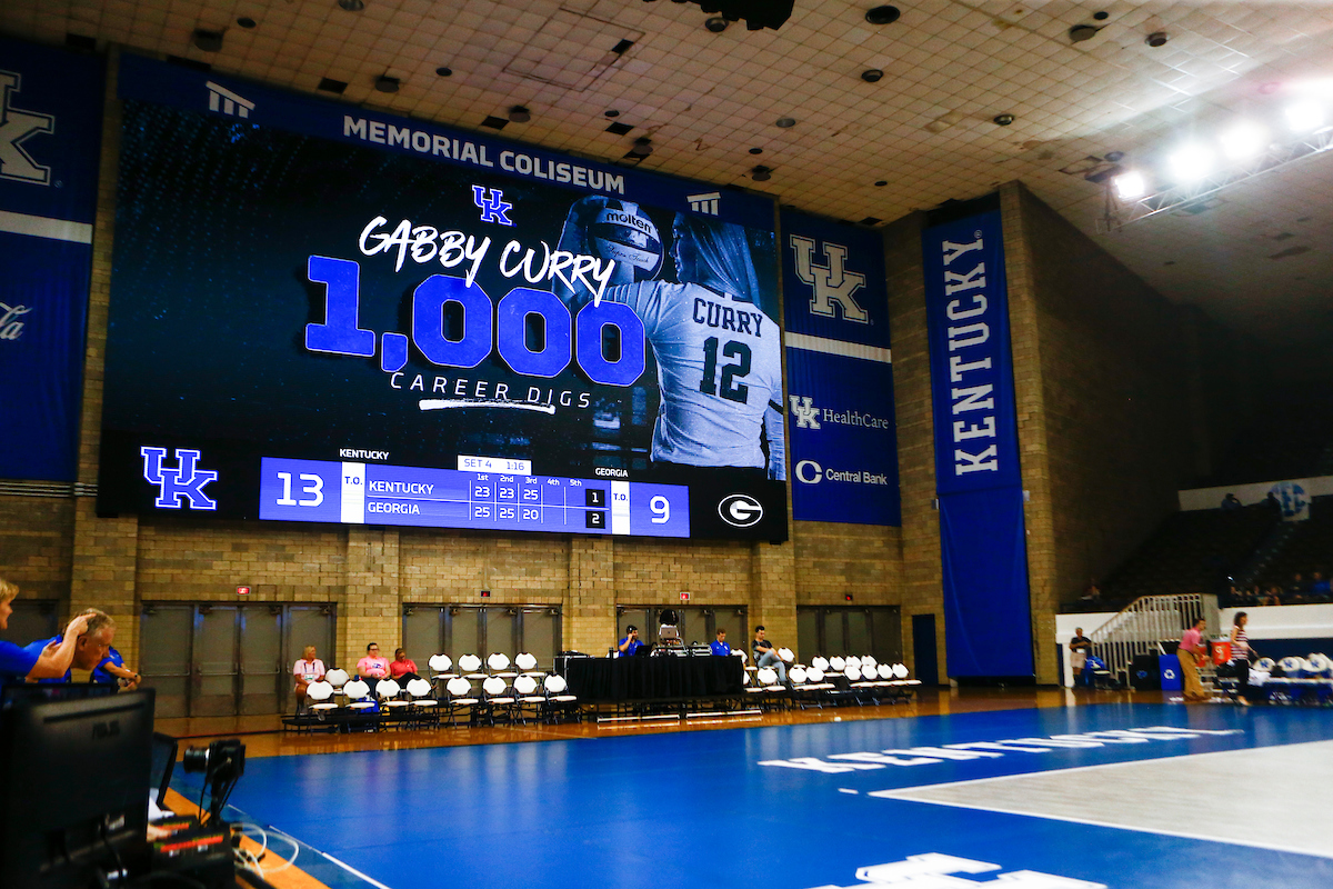 Gabby Curry.

Kentucky falls to Georgia 2-3.

Photo by Hannah Phillips | UK Athletics