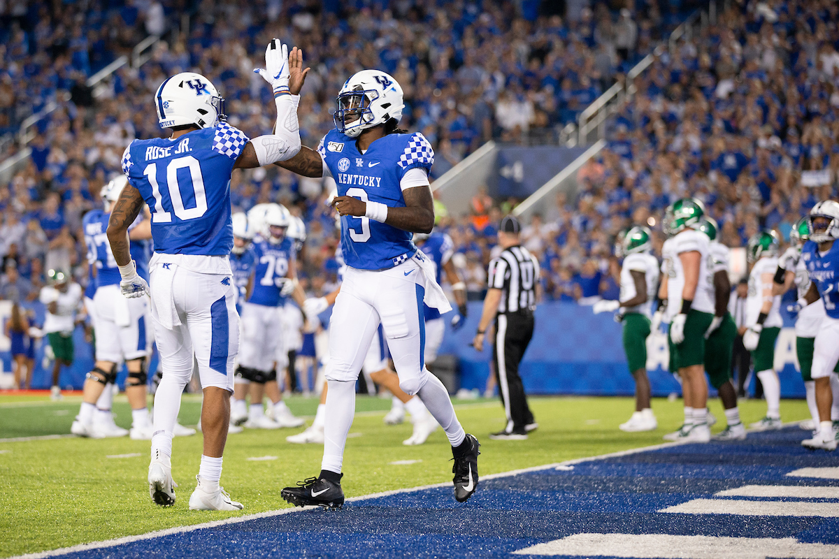 Terry Wilson.


UK beat EMU 38-17.


Photo by Elliott Hess | UK Athletics