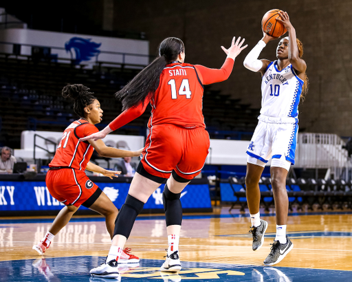 Rhyne Howard.

Kentucky beat Georgia 84-76.

Photo by Eddie Justice | UK Athletics