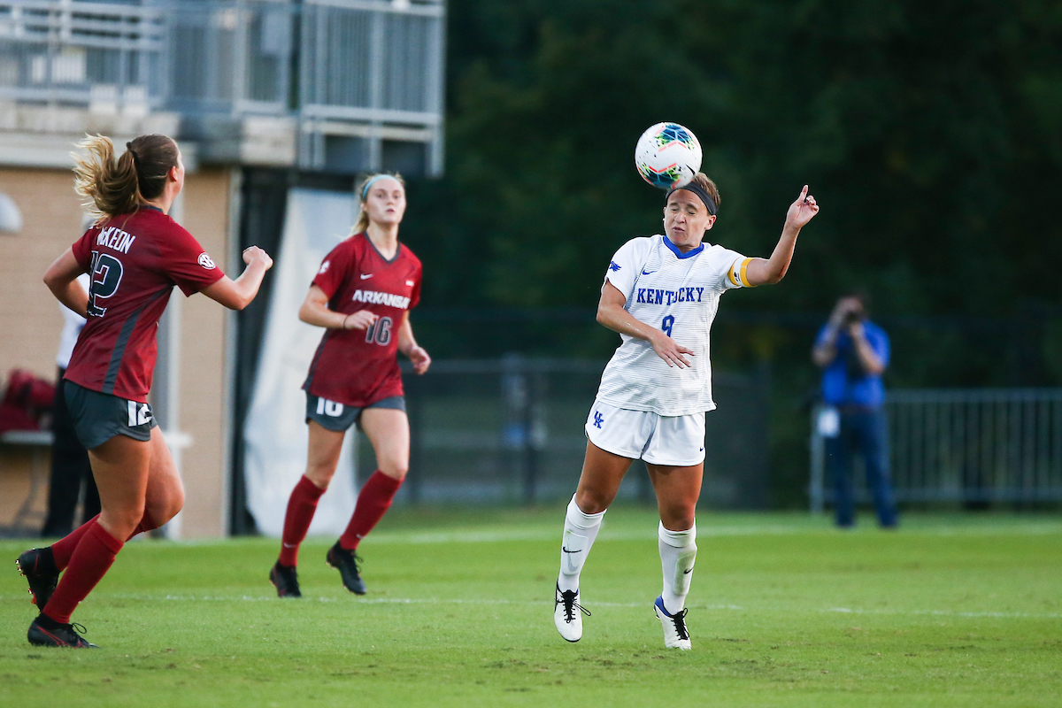 Marissa Bosco. 

Arkansas defeats Kentucky 4-1.

Photo by Grant Lee | UK Athletics