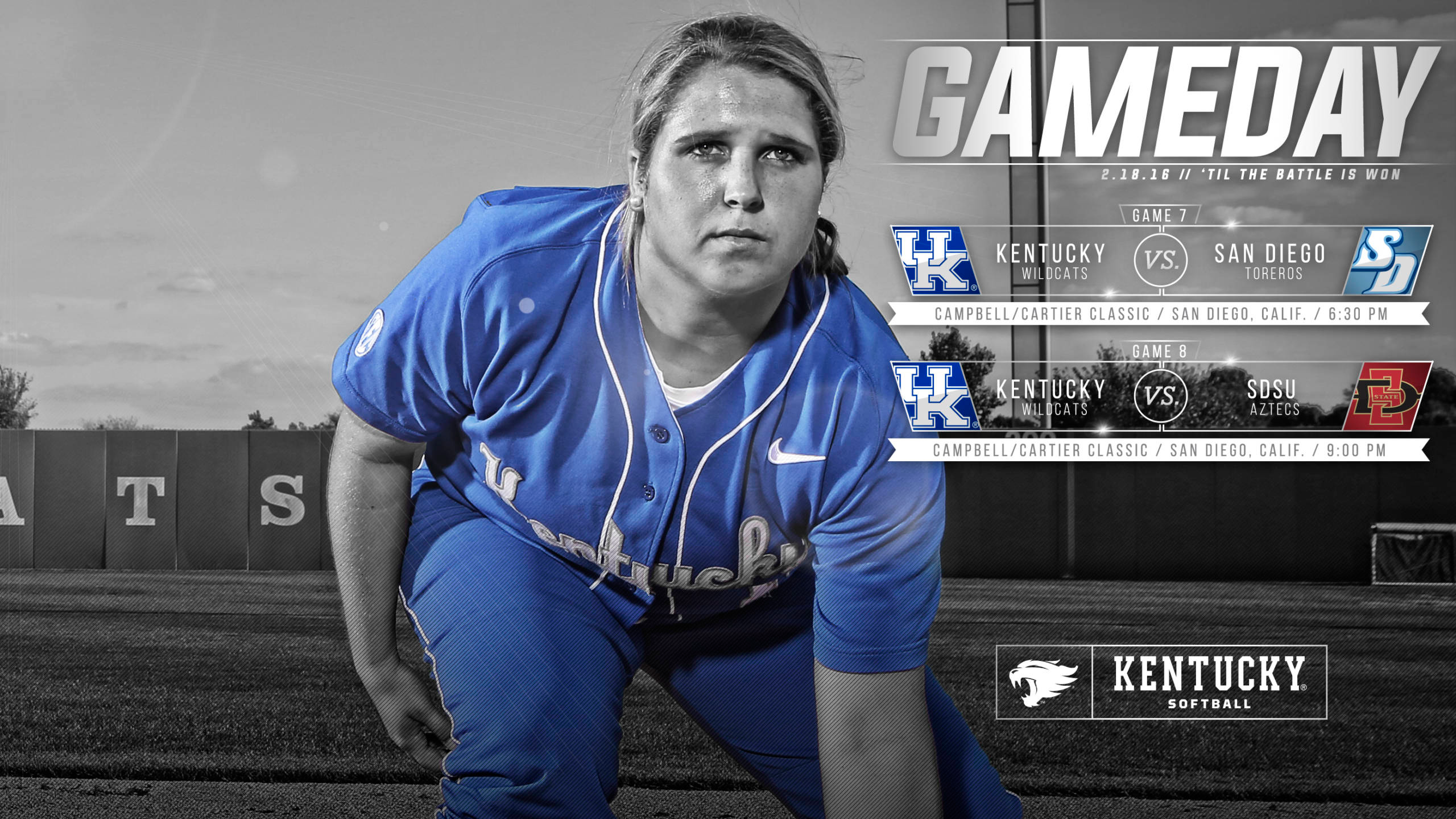 No. 18 Kentucky Opens Campbell/Cartier Classic on Thursday