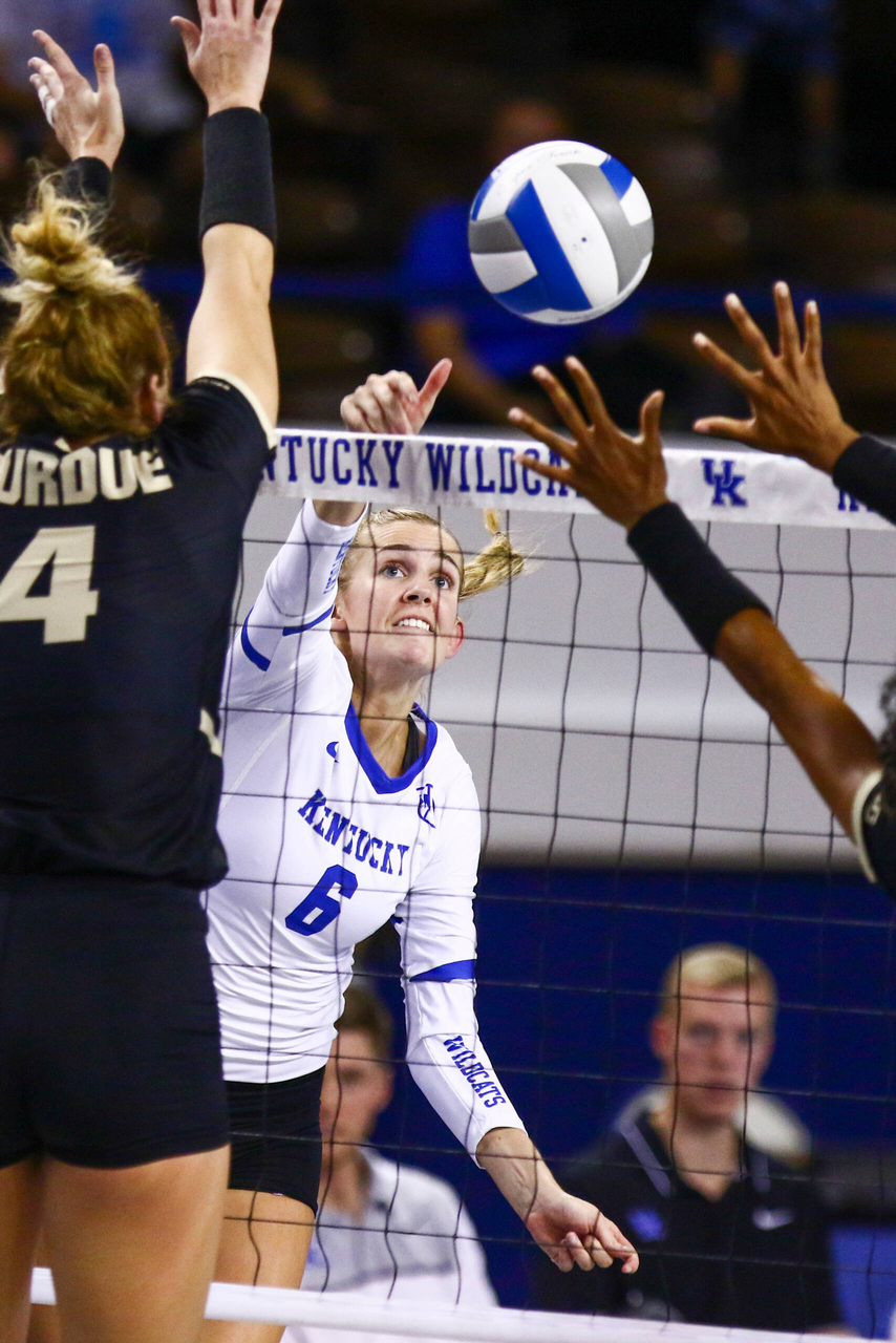 Kendyl Paris.

UK falls to Purdue 2-3.  

Photo by Hannah Phillips | UK Athletics