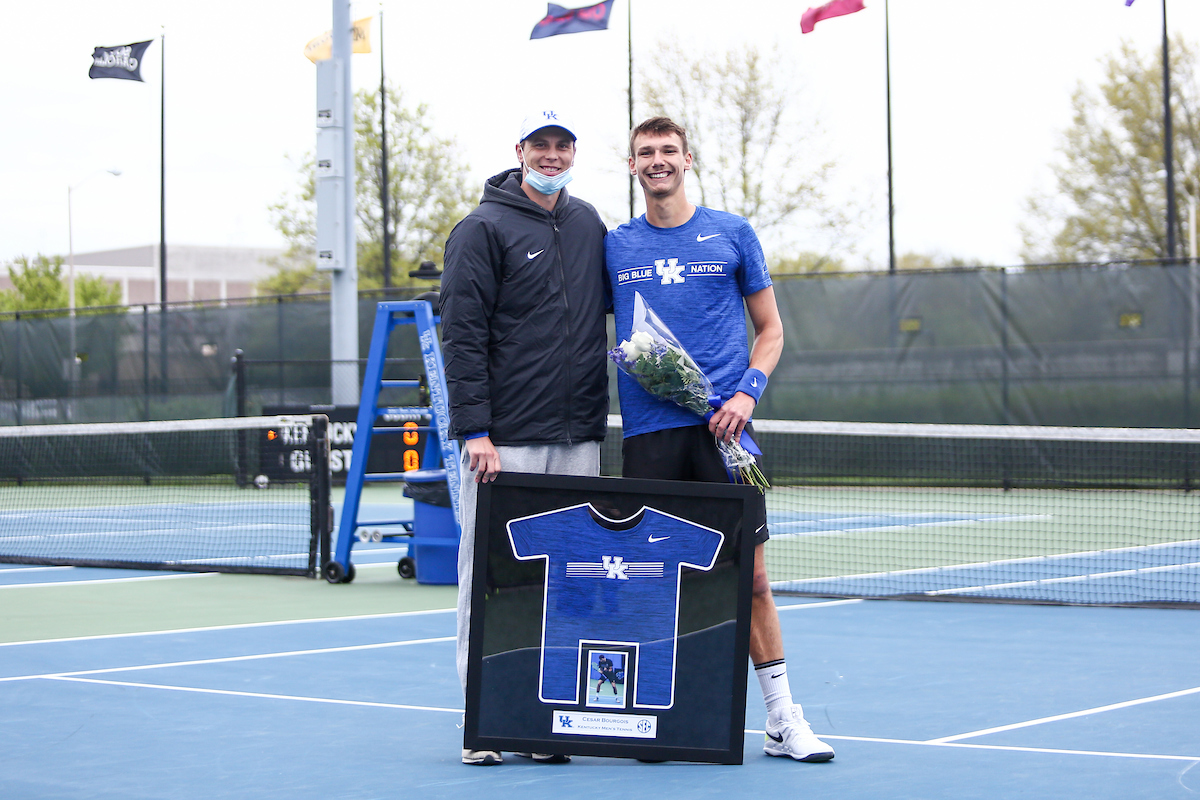Cesar Bourgois and Peter Kobelt.

Kentucky beats Mississippi State 4-0

Photo by Hannah Phillips | UK Athletics