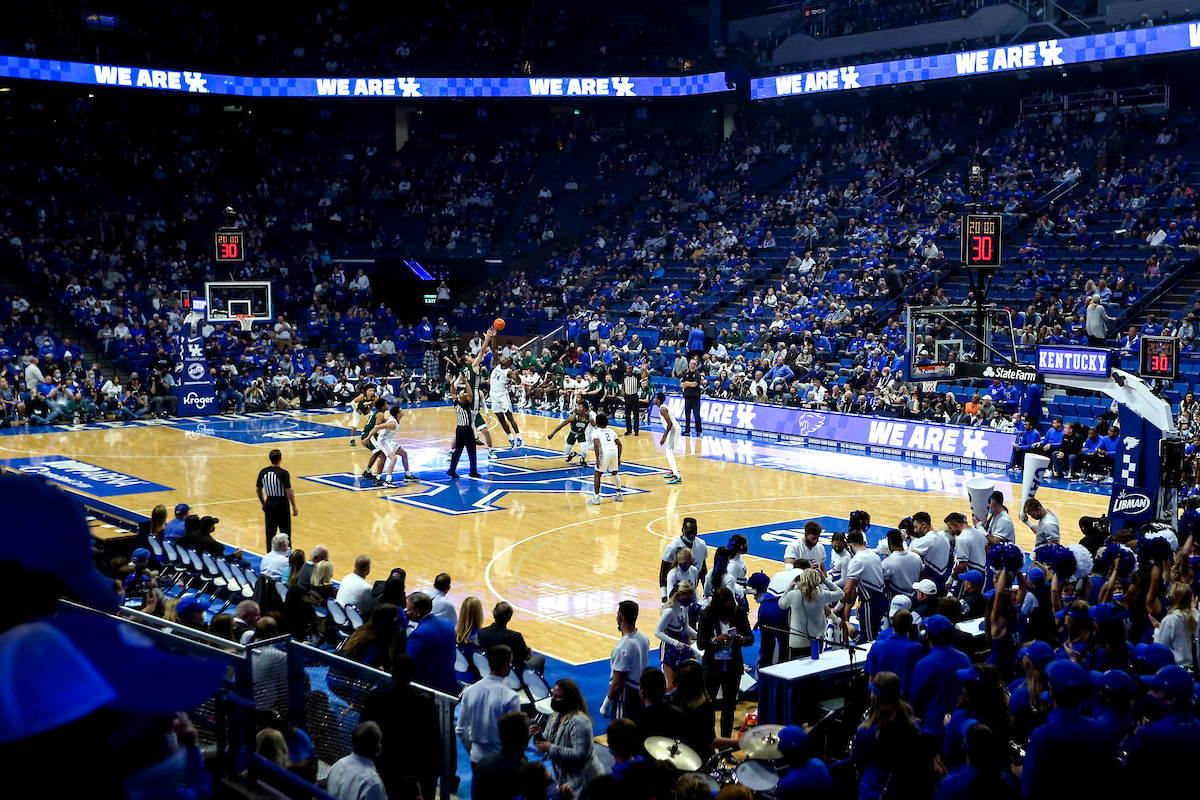 Tipoff.

Kentucky beats Ohio University 77-59.

Photo by Sarah Caputi | UK Athletics
