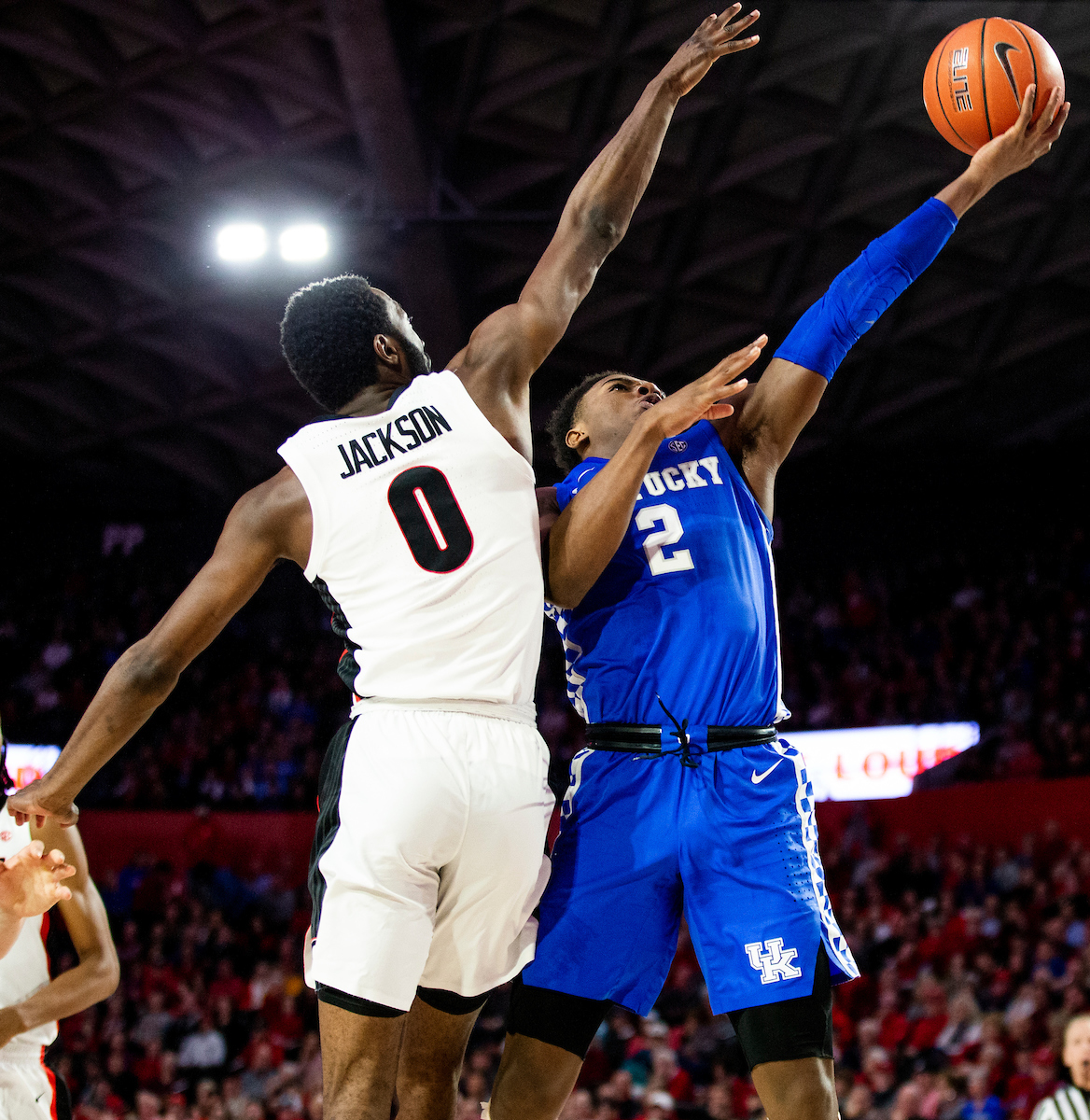 Ashton Hagans.

Kentucky beat Georgia 69-49 at Stegeman Coliseum in Athens, Ga., on Tuesday, January 15, 2019.

Photo by Chet White | UK Athletics