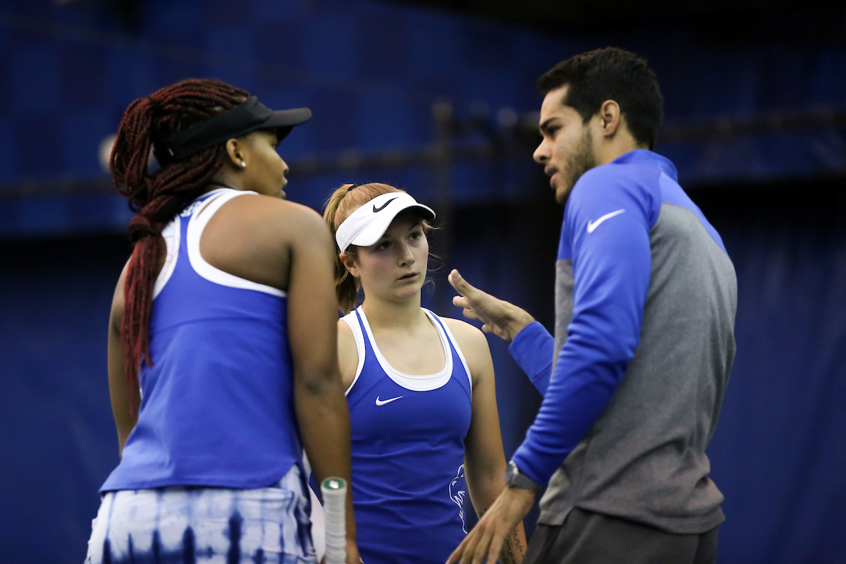 Federico Sabogal. Lesedi Jacobs. Tiphanie Fiquet.

Kentucky women's tennis hosts Indiana

Photo by Maddie Baker | UK Athletics