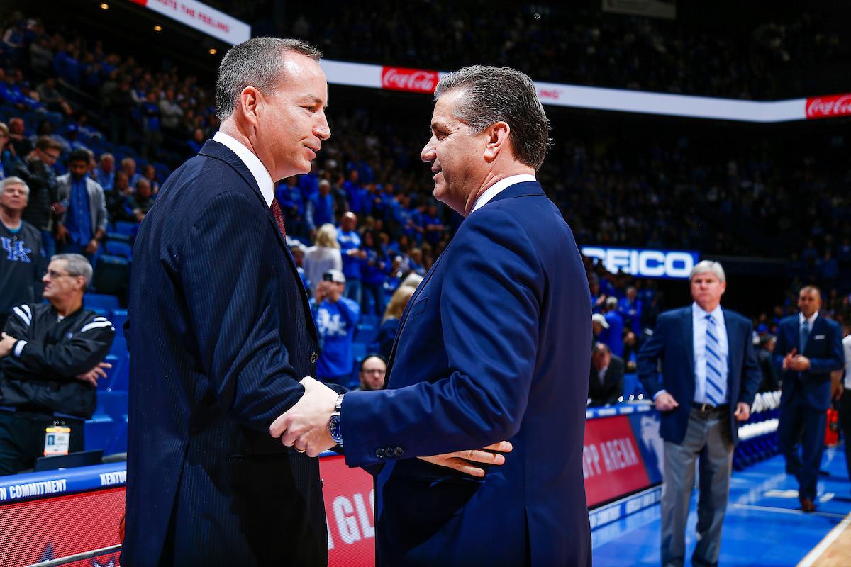 John Calipari.

Kentucky beat Texas A&M 85-74 on Tuesday, January 8, 2019.

Photo by Chet White | UK Athletics